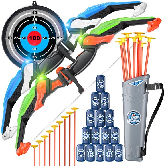 Bennol 2 - Pack Bow and Arrow for Kids 8-12, Kids Archery Set Toys - Picture 1 of 8